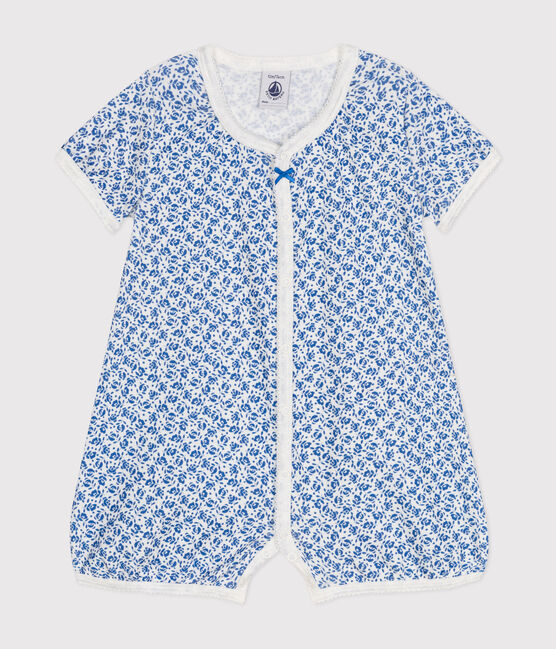 Combinaison courte en coton bébé