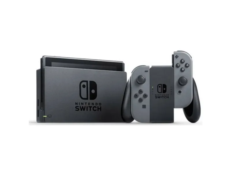 Nintendo Switch - Spilkonsol - Full HD - grå, sort