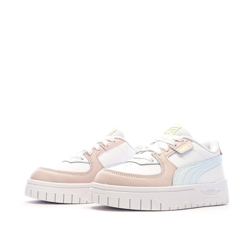 Puma Baskets Blanches/Rose/Bleu Fille Puma Cali Dream Pastel