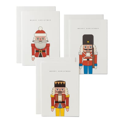 Weihnachtskarten, Nussknacker