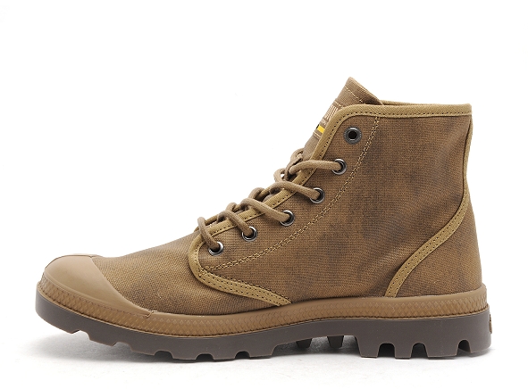 Palladium boots bottine homme pampa hi wax marron