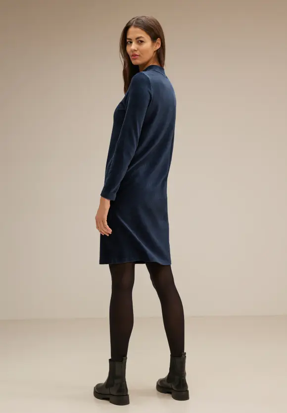 Knielanges Kleid - dark atlantic blue