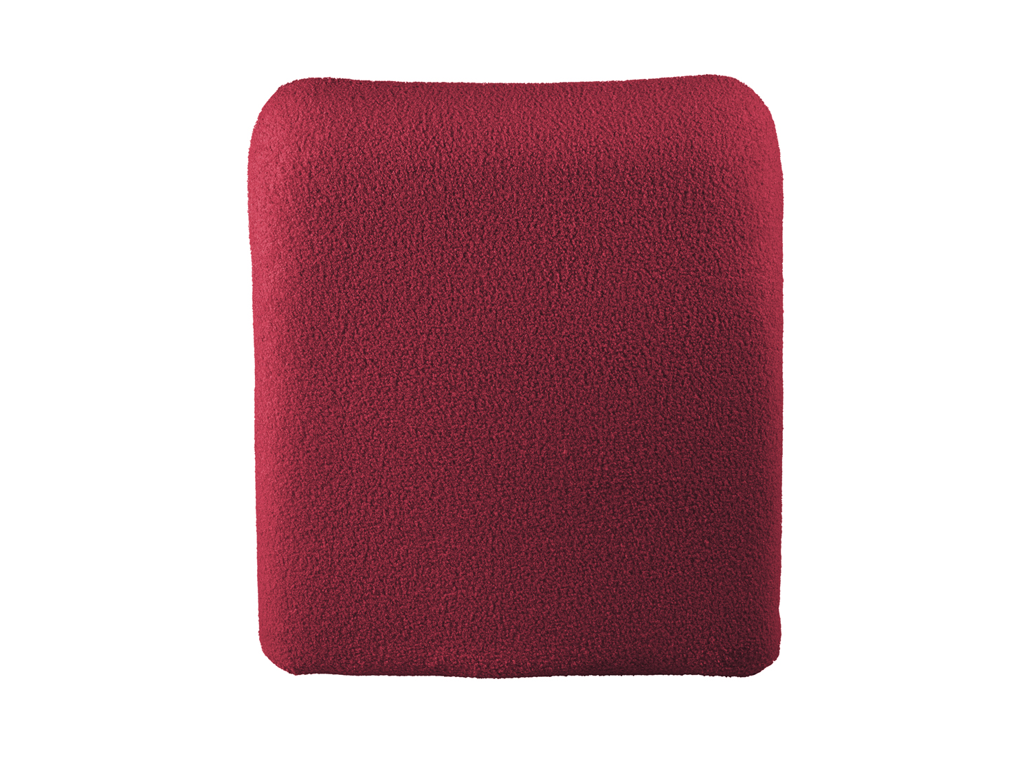 Chair Fuerza teddy curl red ochre
