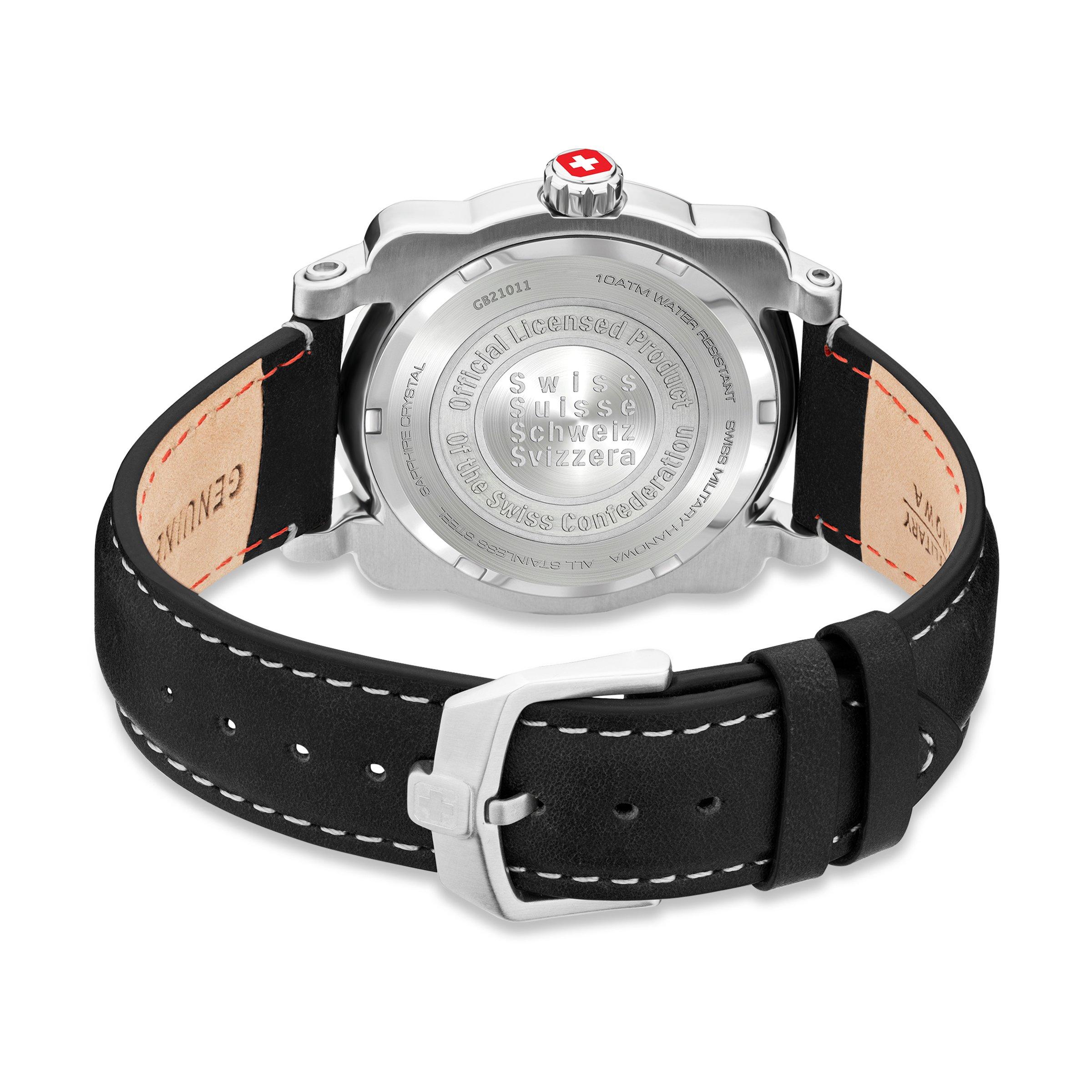 Swiss Military Hanowa Aerograph Stainless Steel Sports Analogue Quartz Watch