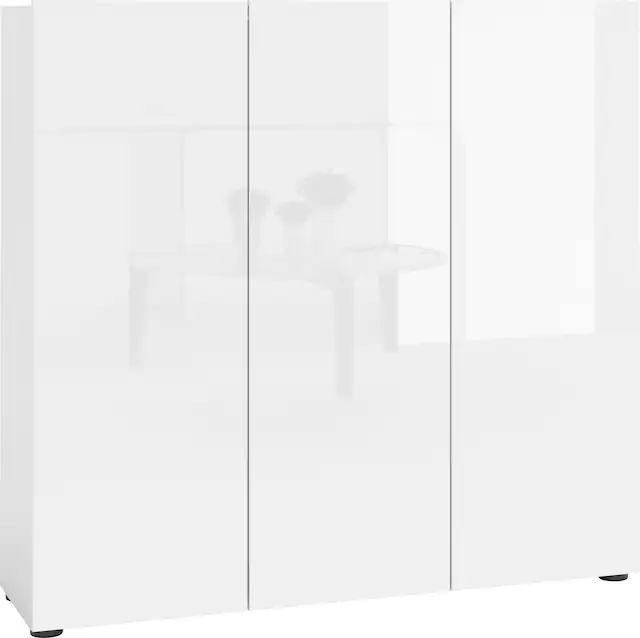 INOSIGN Schuhschrank »MISTER- Schuhregal, Made in Italy, 12 Fächer, 10 Einlegeböden« Breite 120 cm, höhe 114 cm, komplett Hochglanz lackiert