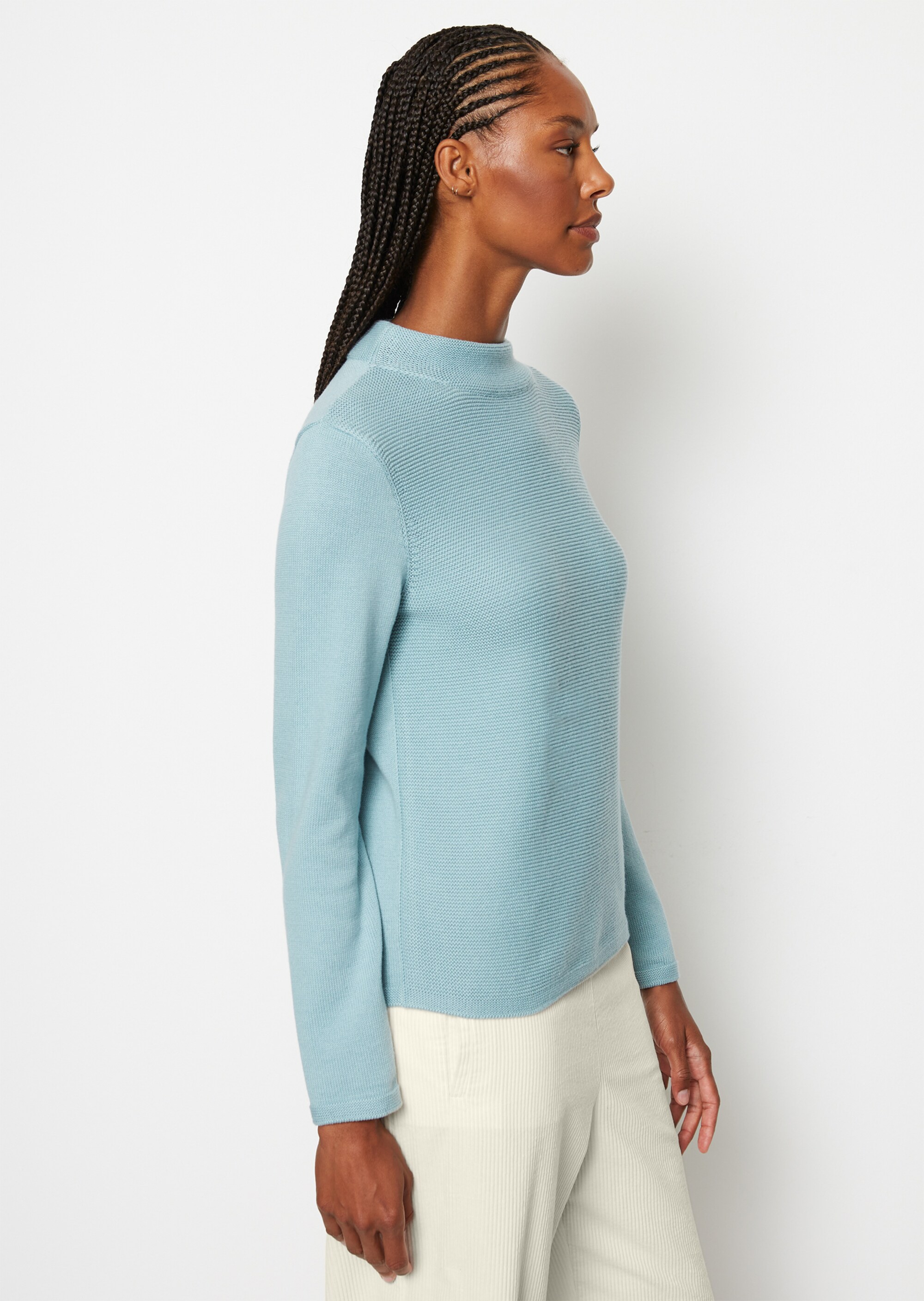 Strickpullover slim aus Organic Cotton
