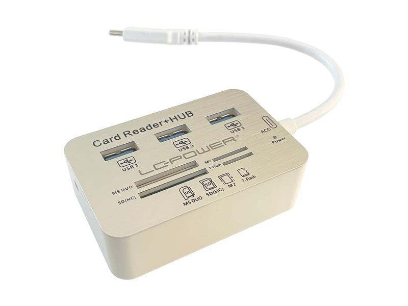 LC-Power USB-Hub LC-HUB-C-CR 7-Port USB-Hub