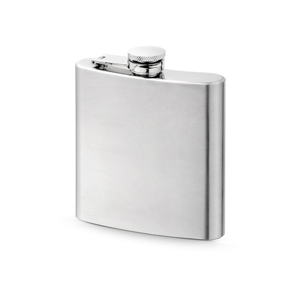 hi!dea 94684 - Bouteille de poche 180mL en acier inox