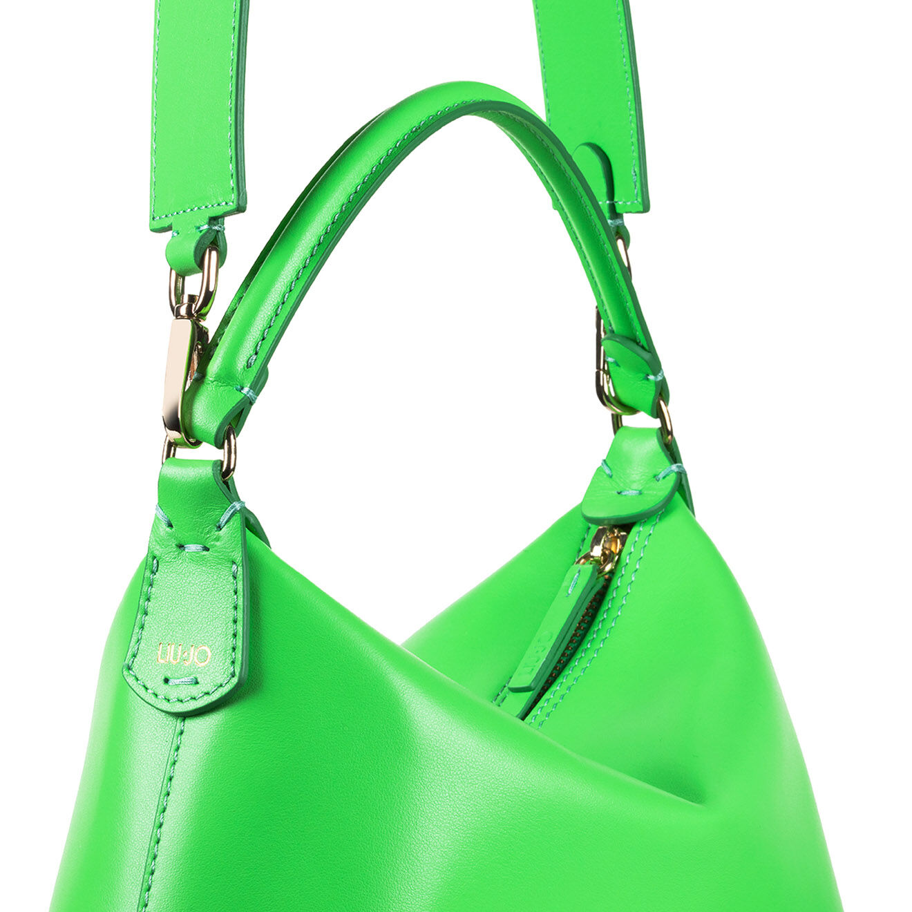 Leonie Hanne x Liu-Jo Sac à main en Cuir Hobo Leonie Hanne X Liu Jo vert fluo - 26x17x10 cm