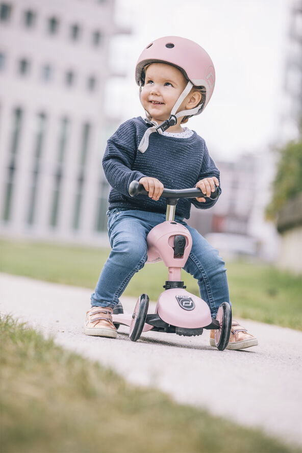 Scoot & Ride HIGHWAYKICK 1 - ROSE Lyserød