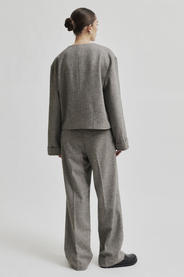 Second Female Levi Wool Blazer Volcanic ash