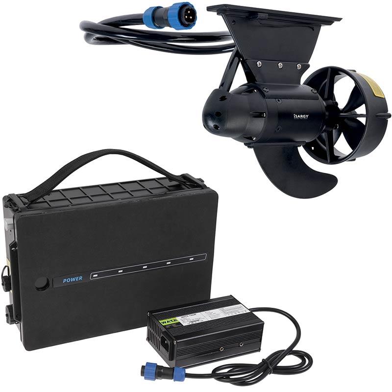 Moteur Électrique Pour Float Tube Hart Drive 380 + Batterie Lifepo4 12V