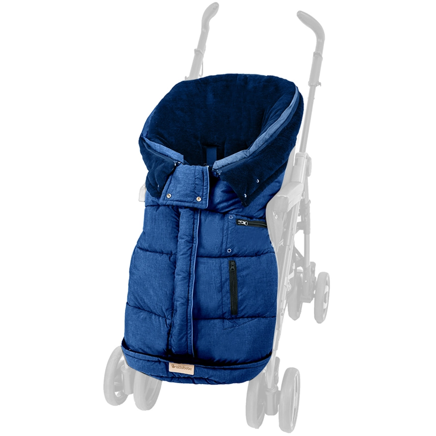 Altabebe Winterfußsack mit 3M Füllung marine