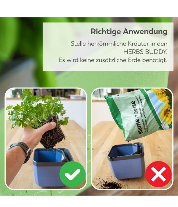 Gusta Garden Kräutertopf Herbs Buddy, ca.