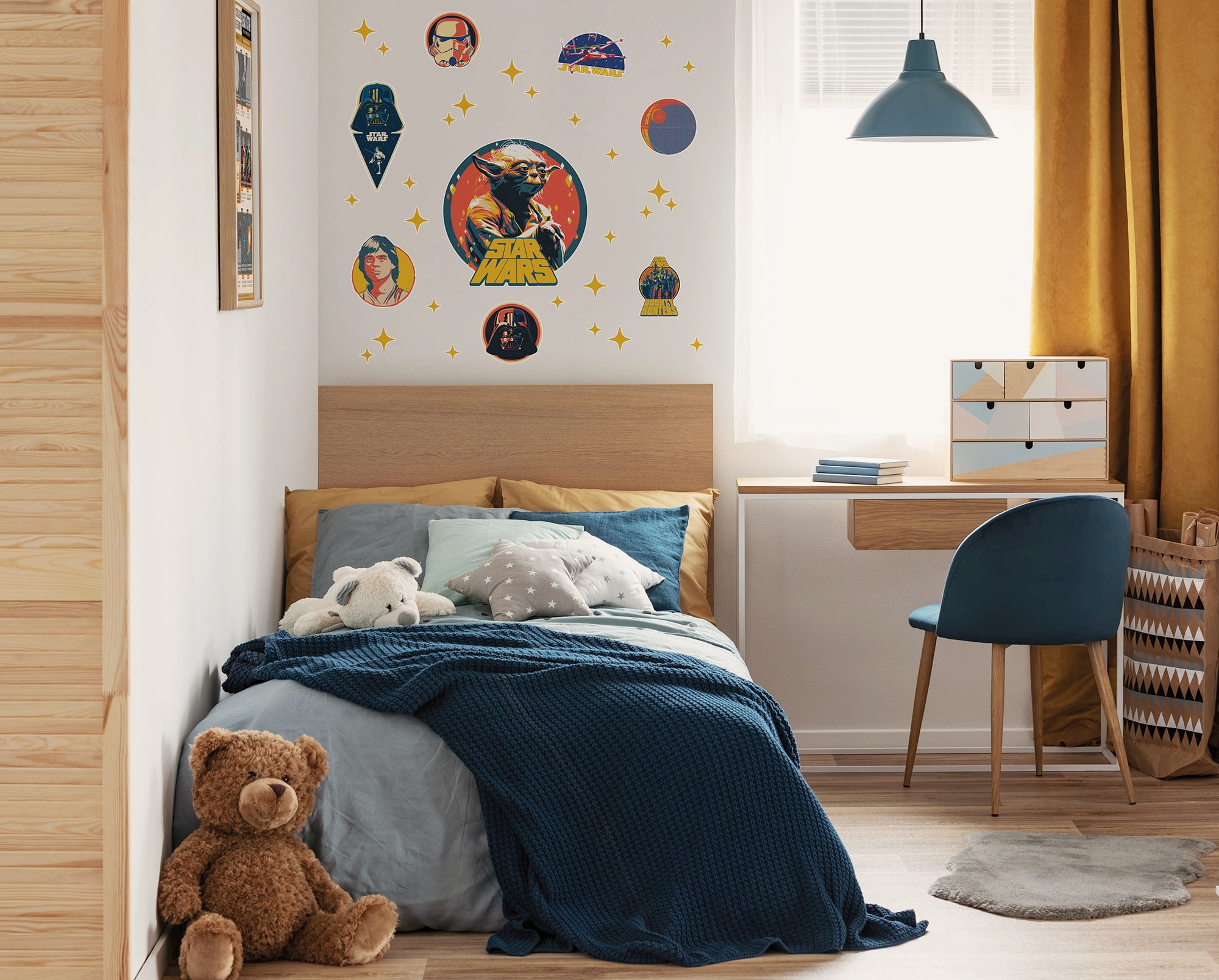 Komar Wandtattoo »Star Wars Bounty Hunters« 50 x 70 cm (Breite x Höhe) - Kinderzimmer, Wandsticker