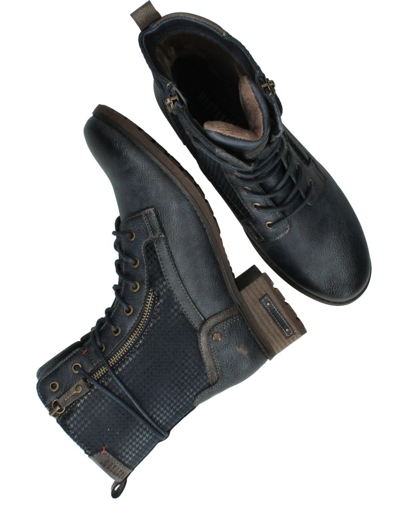 Mustang Veterboots Blauw Dames