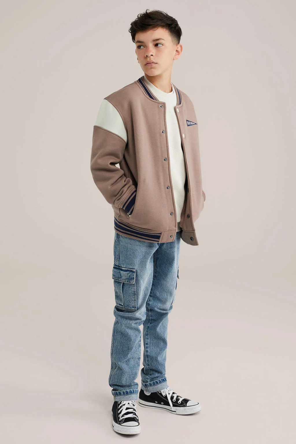 WE Fashion Blue Ridge bomberjack beige