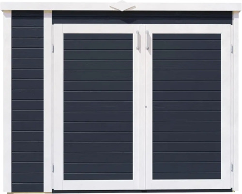 Tuinhuis/fietsenstalling/vuilnisbak Bertilo Multi-Box 3 200x82x163 cm antraciet