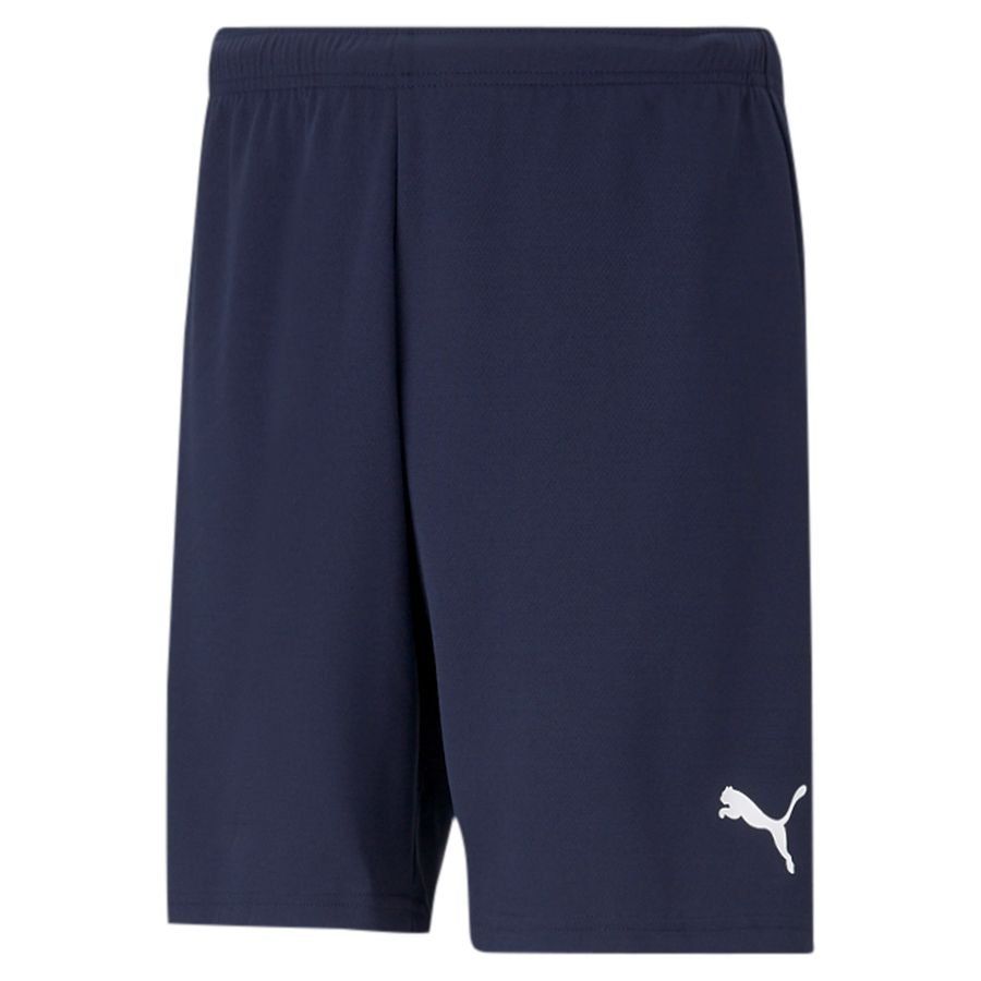 PUMA Short teamRISE - Bleu Marine/Blanc