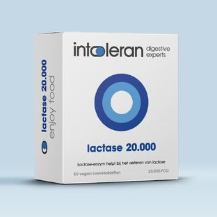 Intoleran Lactase 20.000 FCC Breektabletten 50TB