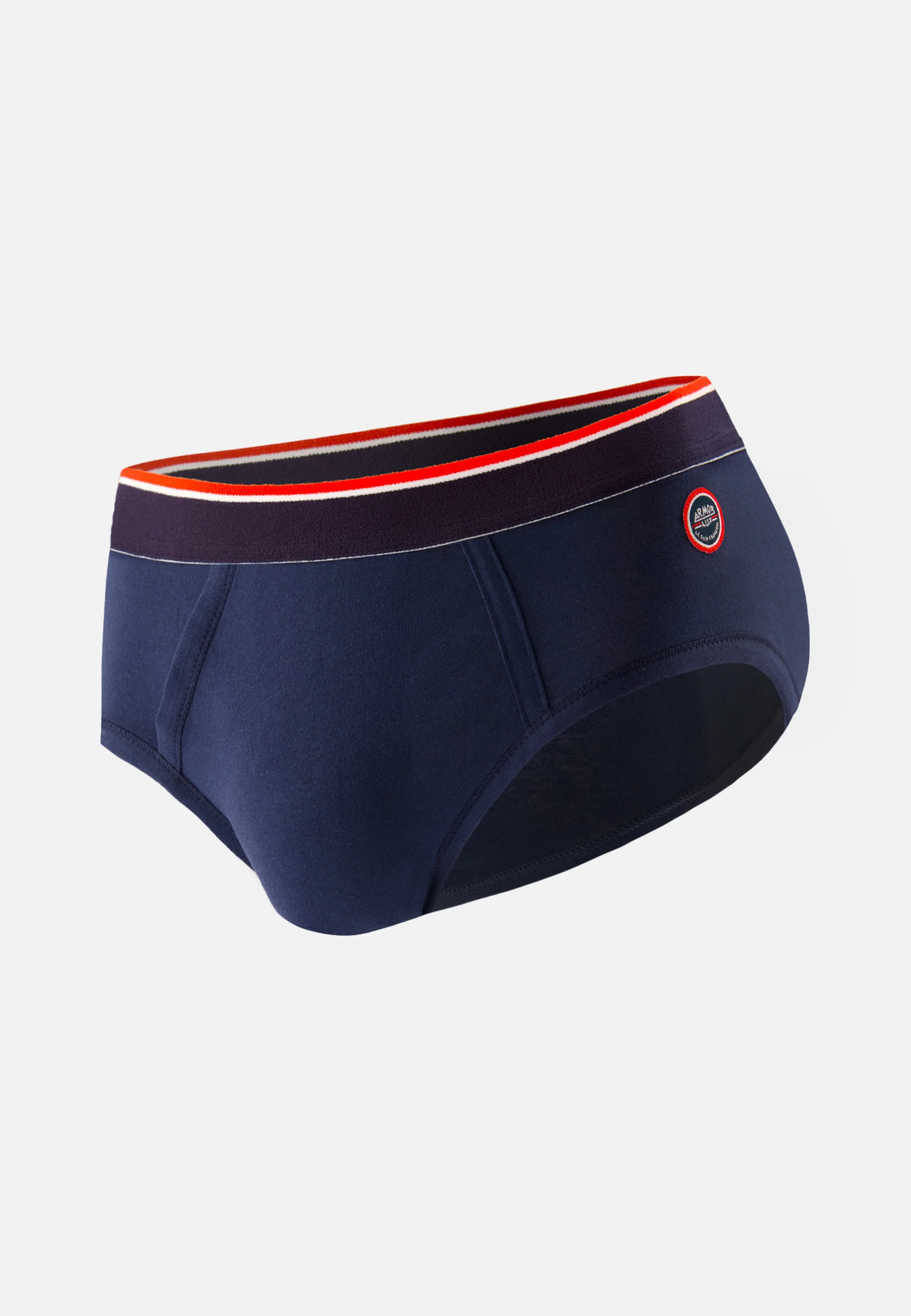 Slip en coton LSF x Armor Lux-Ile Vierge Marine