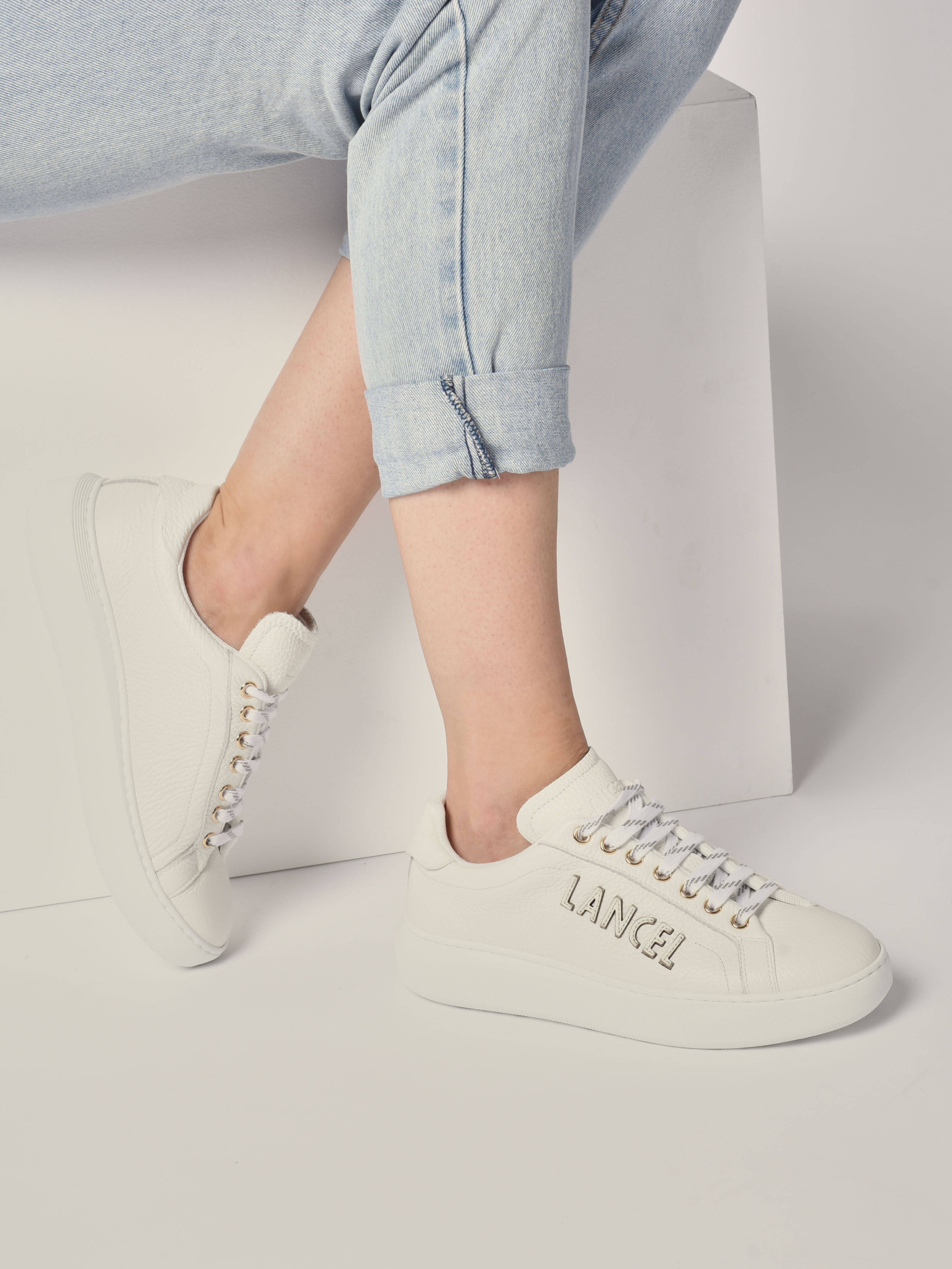 Sneakers Ninon en cuir LANCEL