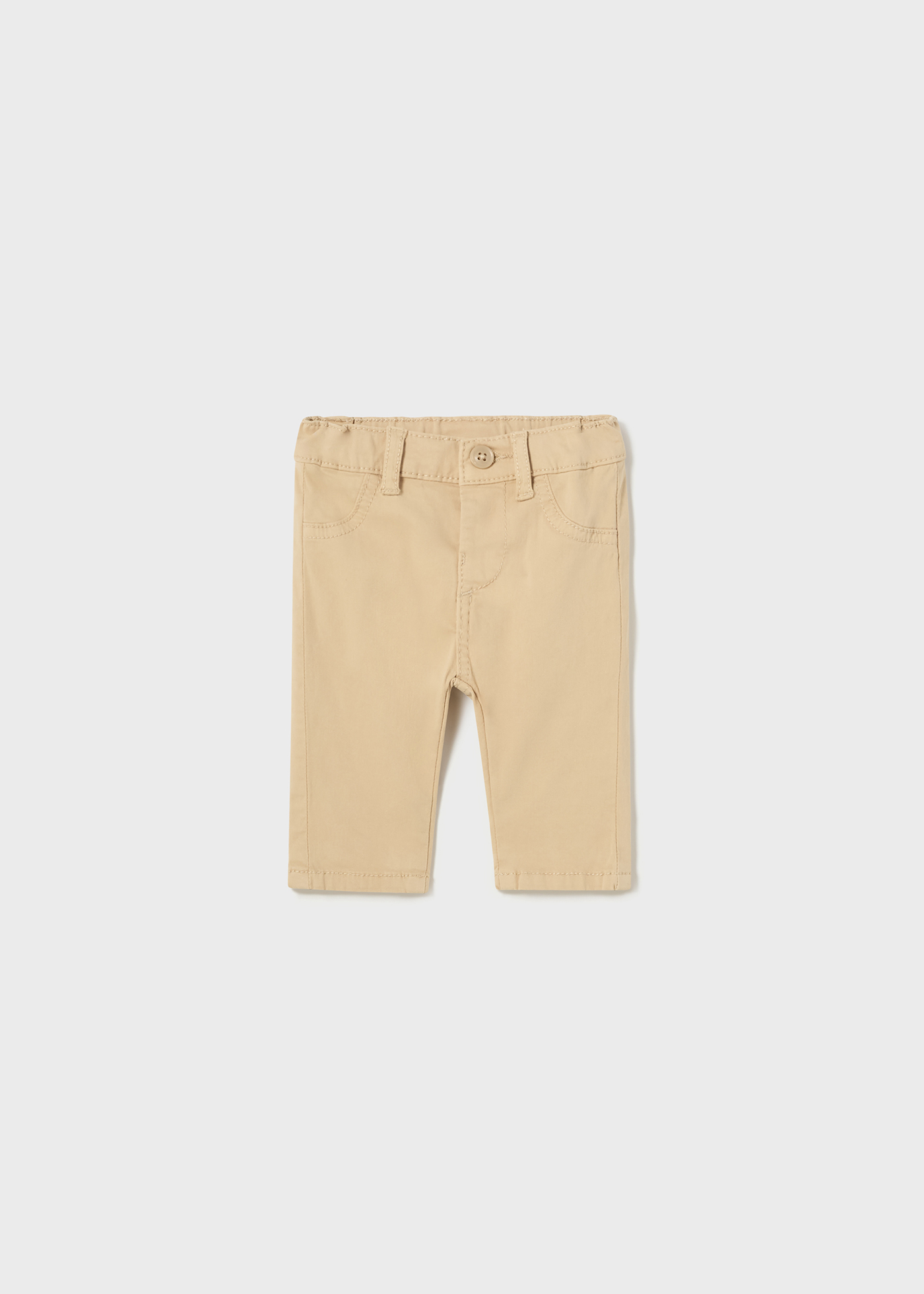 Calça de algodão com cintura ajustável para recém-nascido