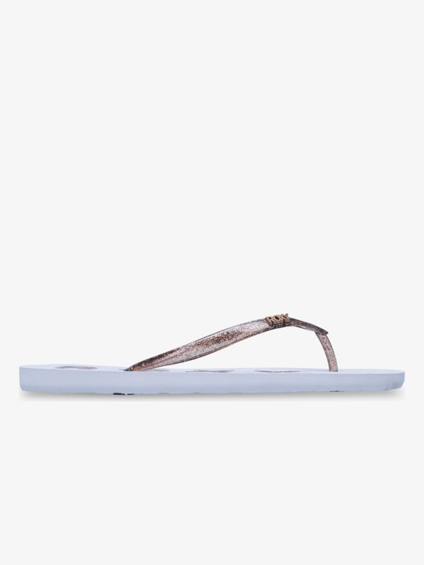 Viva Sparkle Tongs Blanc Femme