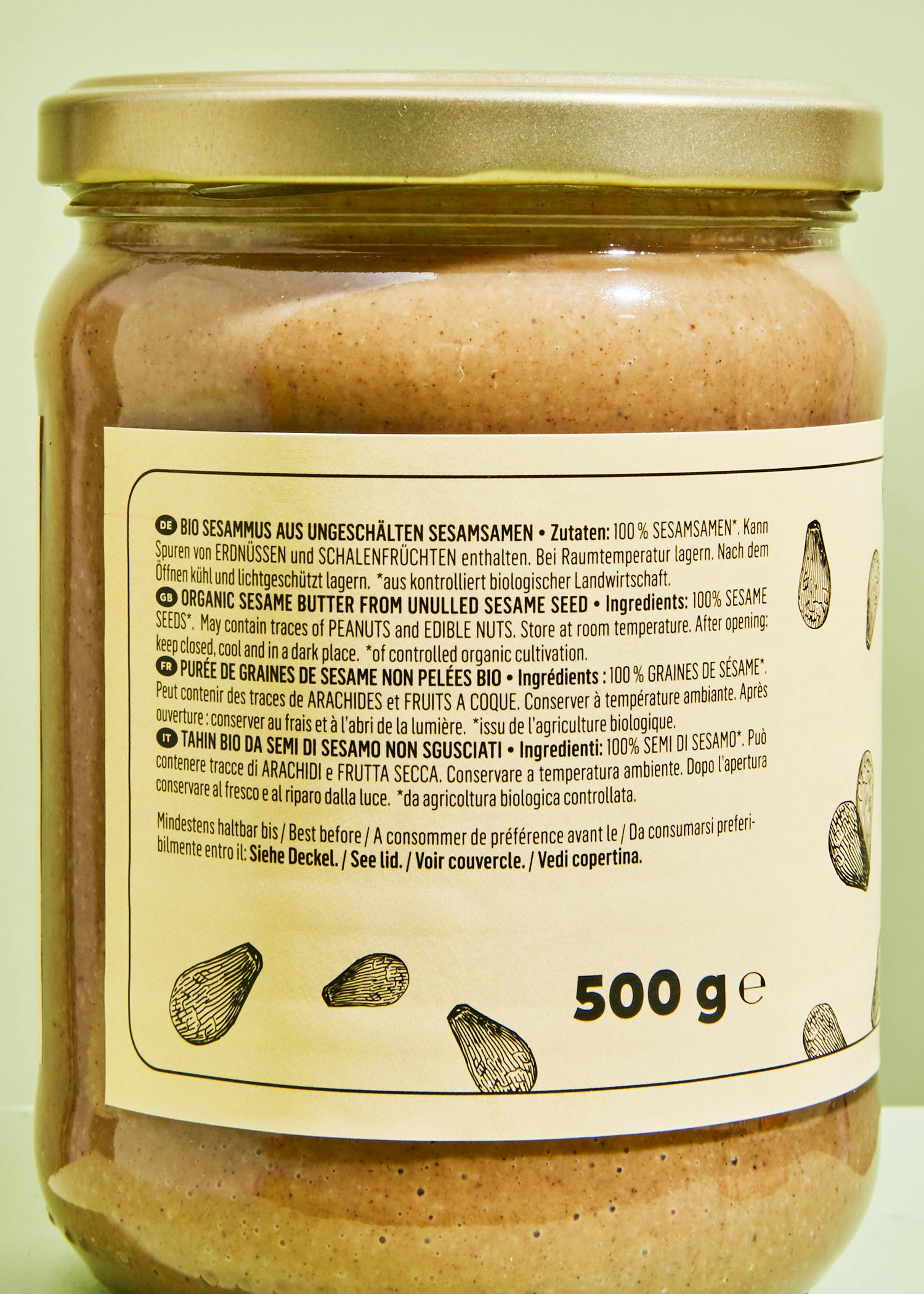 Dunkles Bio Tahini 500 g