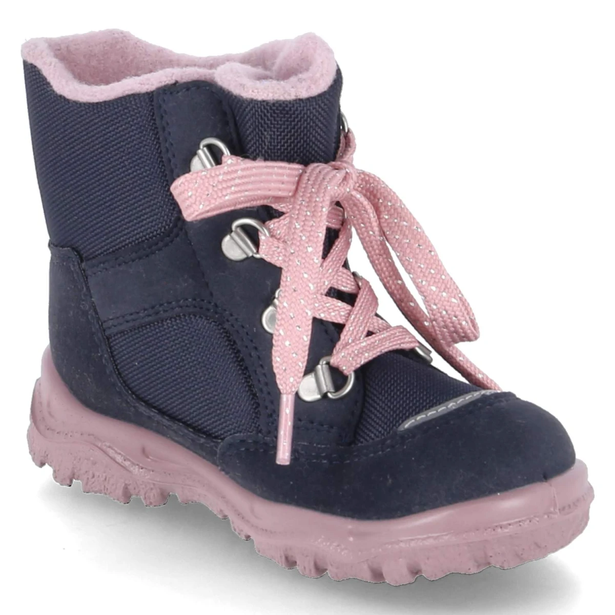 SuperfitWinterstiefeletten HUSKY1 - blau/rosa