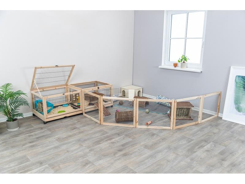 Trixie Freilaufgehege 150 x 50 x 60 cm, Holz/Metall, Indoor Optimal als Schlafdomizil