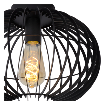 Lucide Reda Plafonnière zwart H24cm