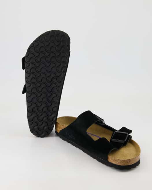 Birkenstock Arizona Pantoletten in Schwarz
