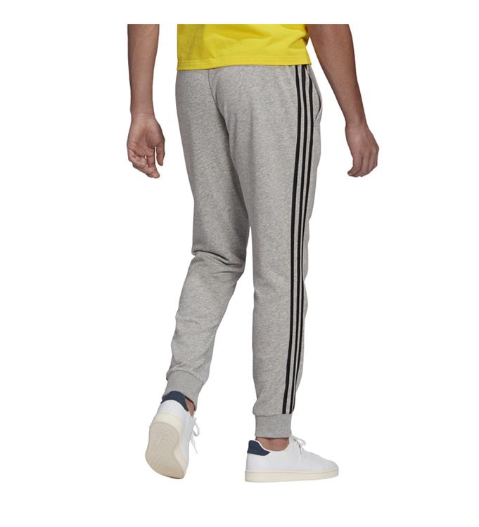 adidas Men Essentials French Terry Tapered Cuff 3-Stripes Joggingbroek