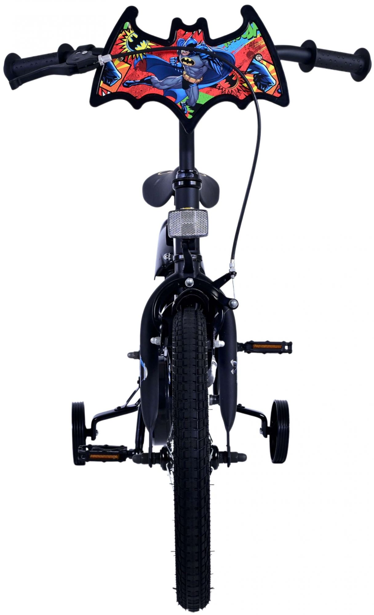 TPFSports DC Batman Kinderfahrrad - Jungen - 16 Zoll - Rücktritt + Handbremse - Schwarz