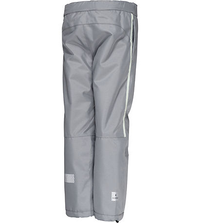 Ildhu Skihosen - Norly - Light Grey m. Fluoreszierend Reflektore