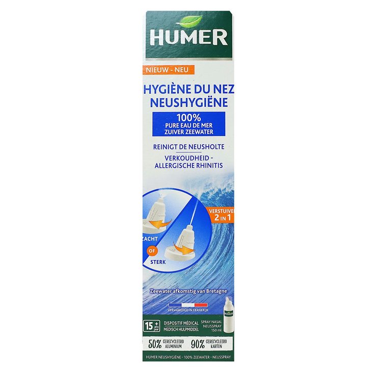 Hygiène du nez adulte 100% eau mer non diluée 150ml