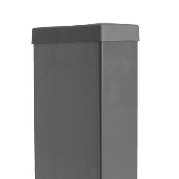 Rechthoekige paal antraciet 150 cm