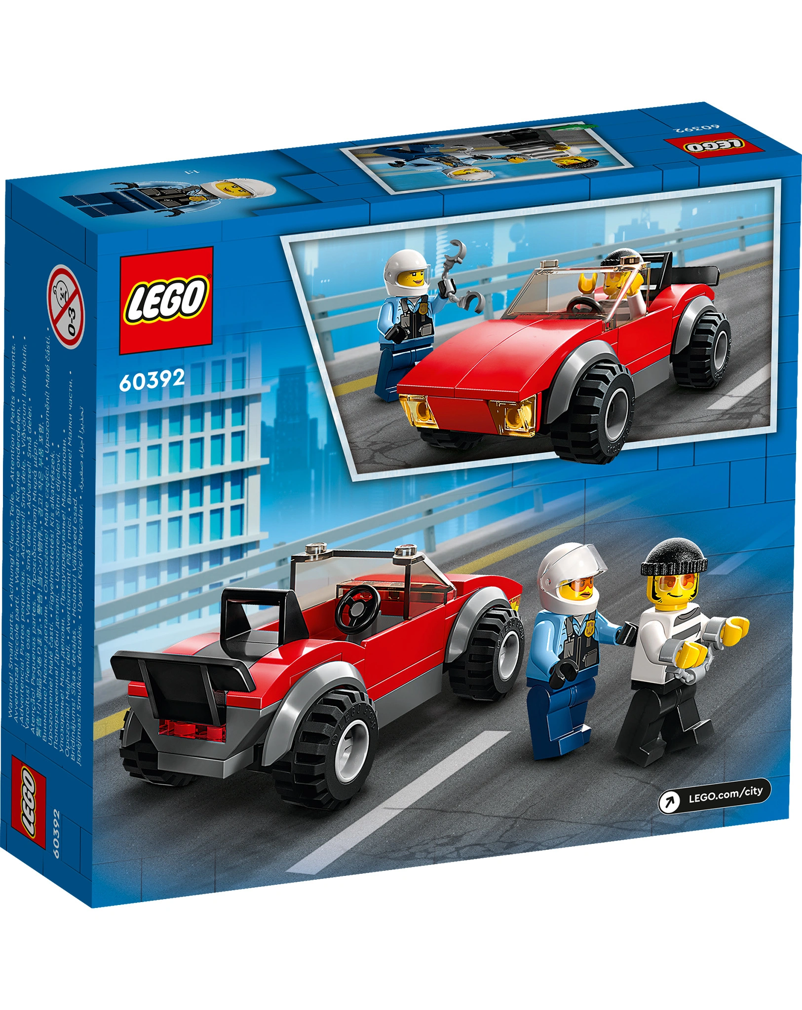 LEGO® City 60392 Verfolgungsjagd mit dem Polizeimotorrad
