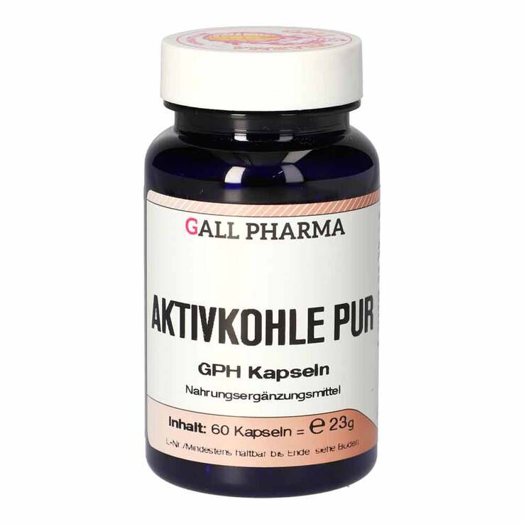 Aktivkohle Kapseln Pur GPH, 60 St