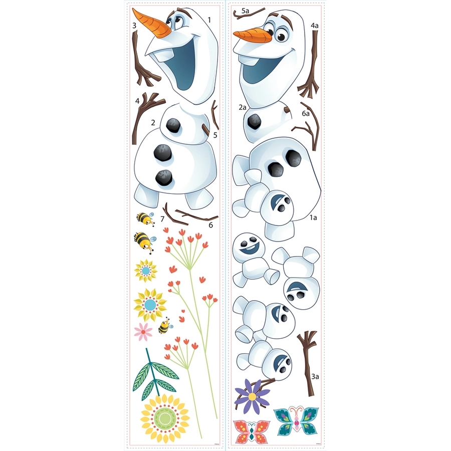 Room Mates  Frozen Olaf im Frühling Mehrfarbig