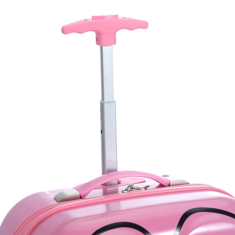 Valise cabine rigide Kid Lapin 48 cm Rose