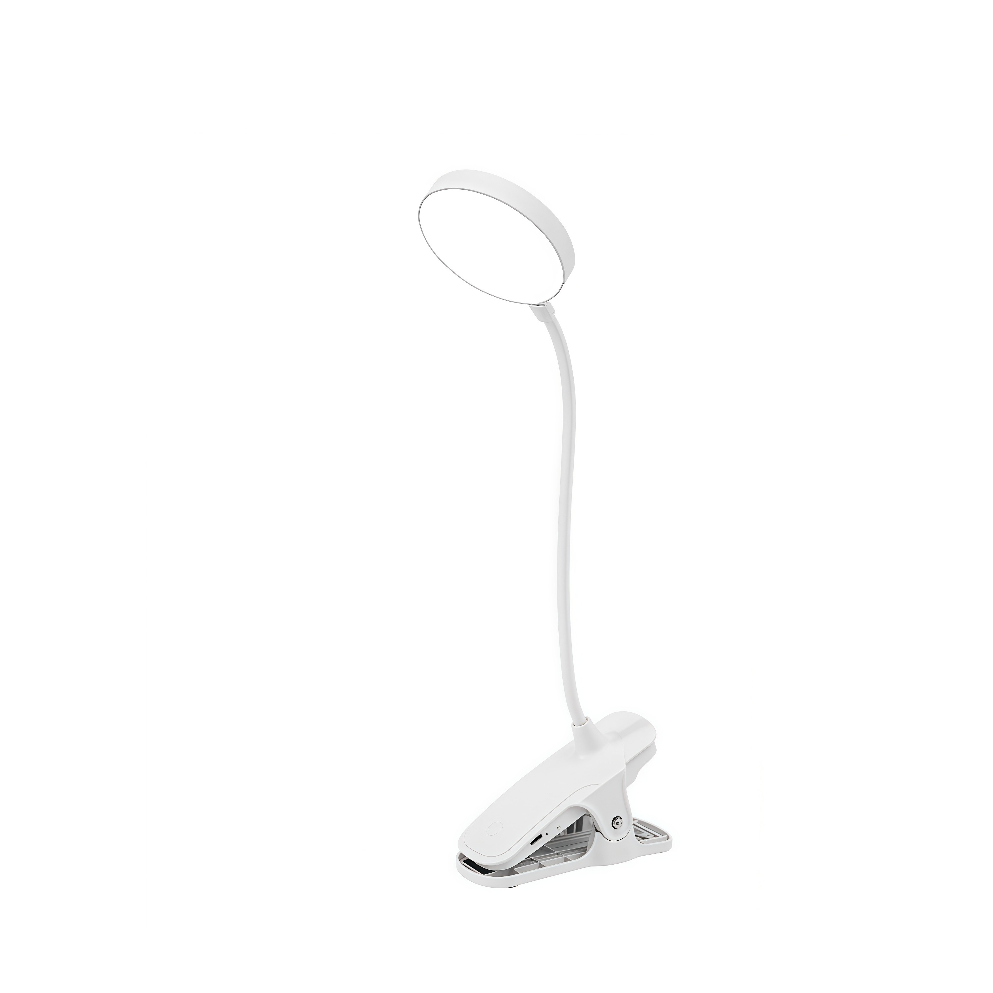 (385x80mm) Flexible Clip LED Lese Lampe Schwanenhals mit 3 Helligkeitsstufen und Touch Control - Kaltweiss / Warmweiss