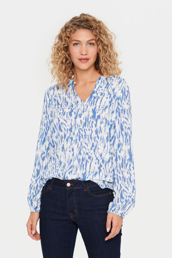 Saint Tropez CarlaSZ Shirt Dutch blue batik