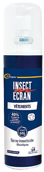 INSECT ECRAN - ANTI MOUSTIQUES SPRAY INSECTICIDE VETEMENT 100ML