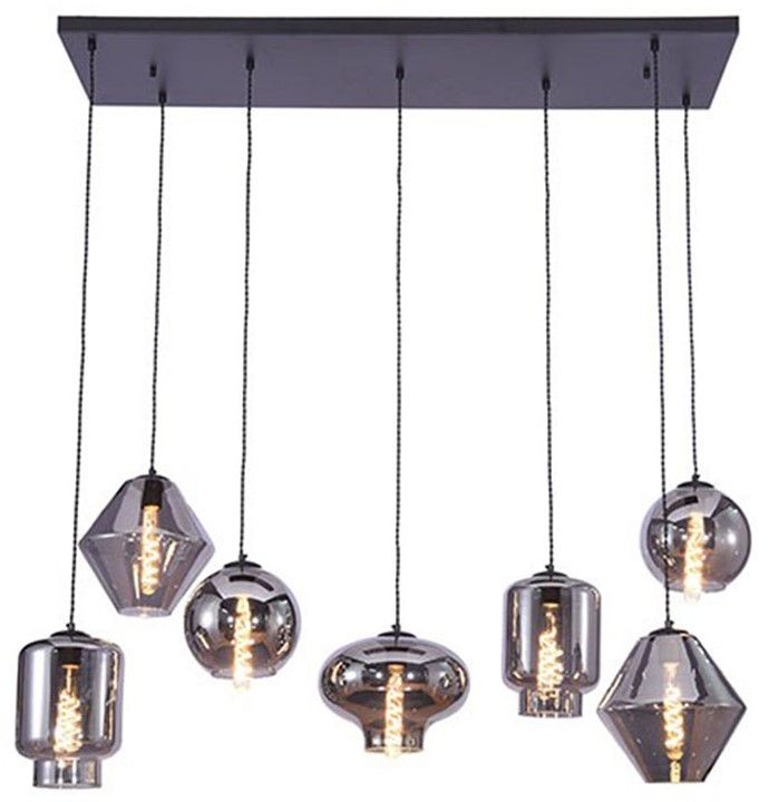 Hanglamp 7-lichts Connor B120 x D50 cm