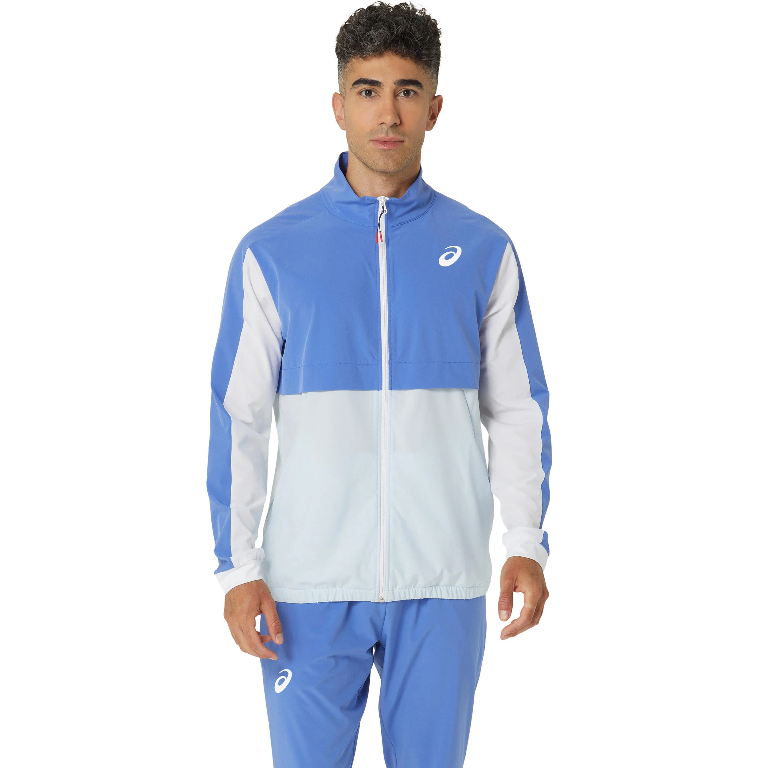 ASICS Match Veste De Survêtement Hommes - Bleu , Bleu Clair