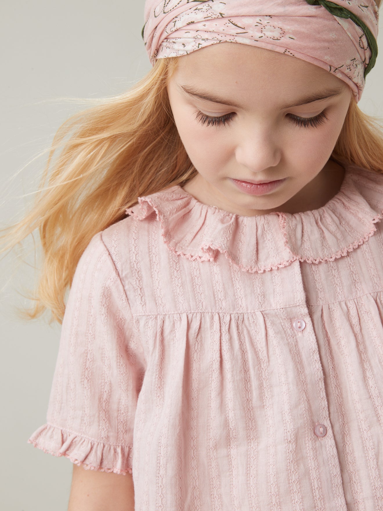 Chemise col pierrot Fille