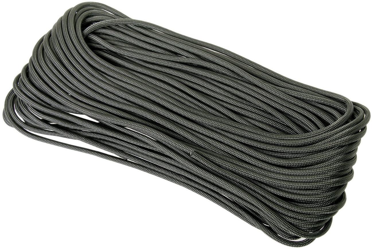 Knivesandtools 550 paracord type III, kleur: foliage green, 50 ft (15,24 m)