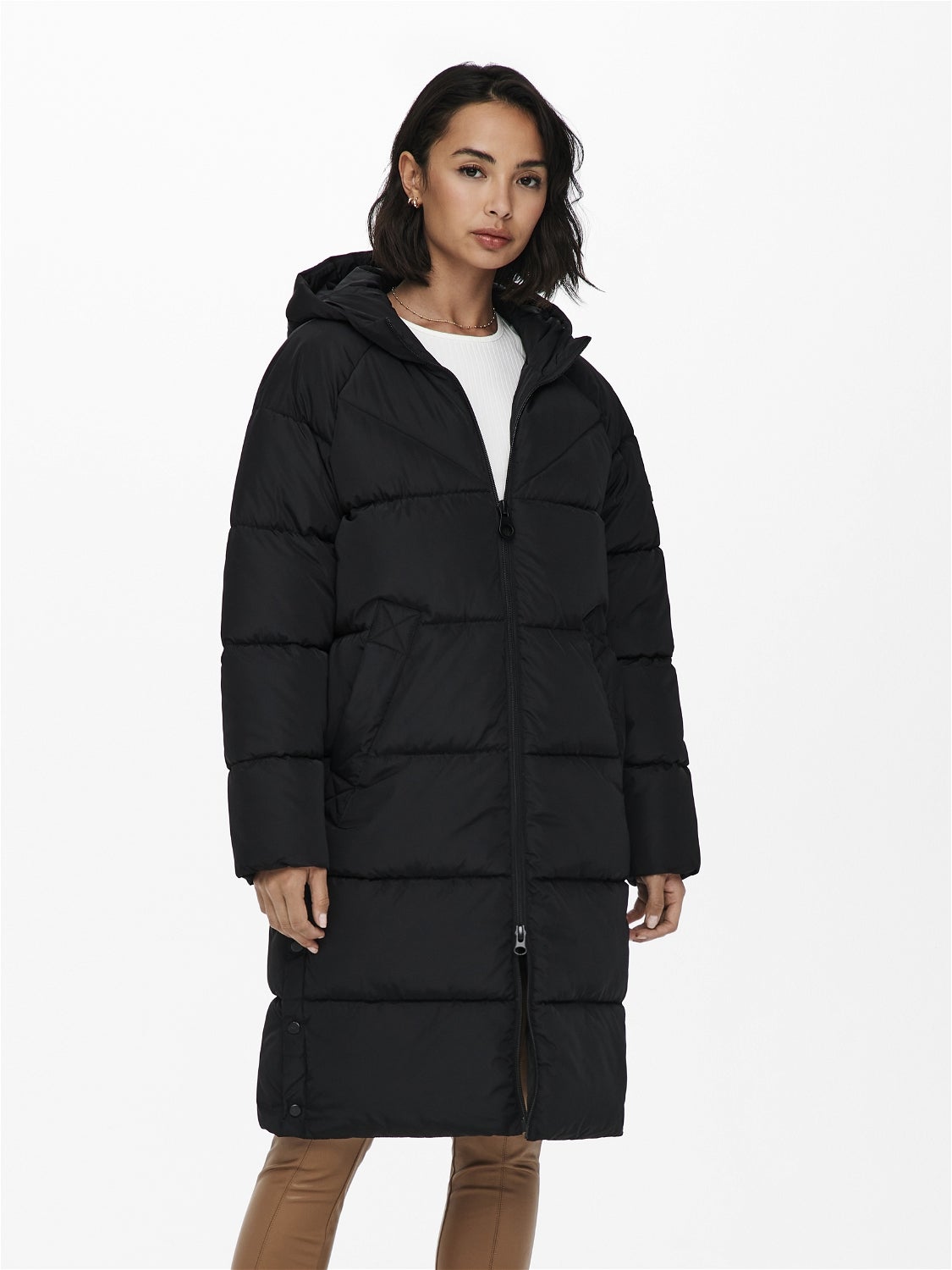 ONLAMANDA Steppmantel Black